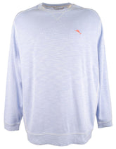 Men's Big & Tall Tobago Bay Crewneck Sweatshirt Sweater (3X-Large Big, Lt Sky)
